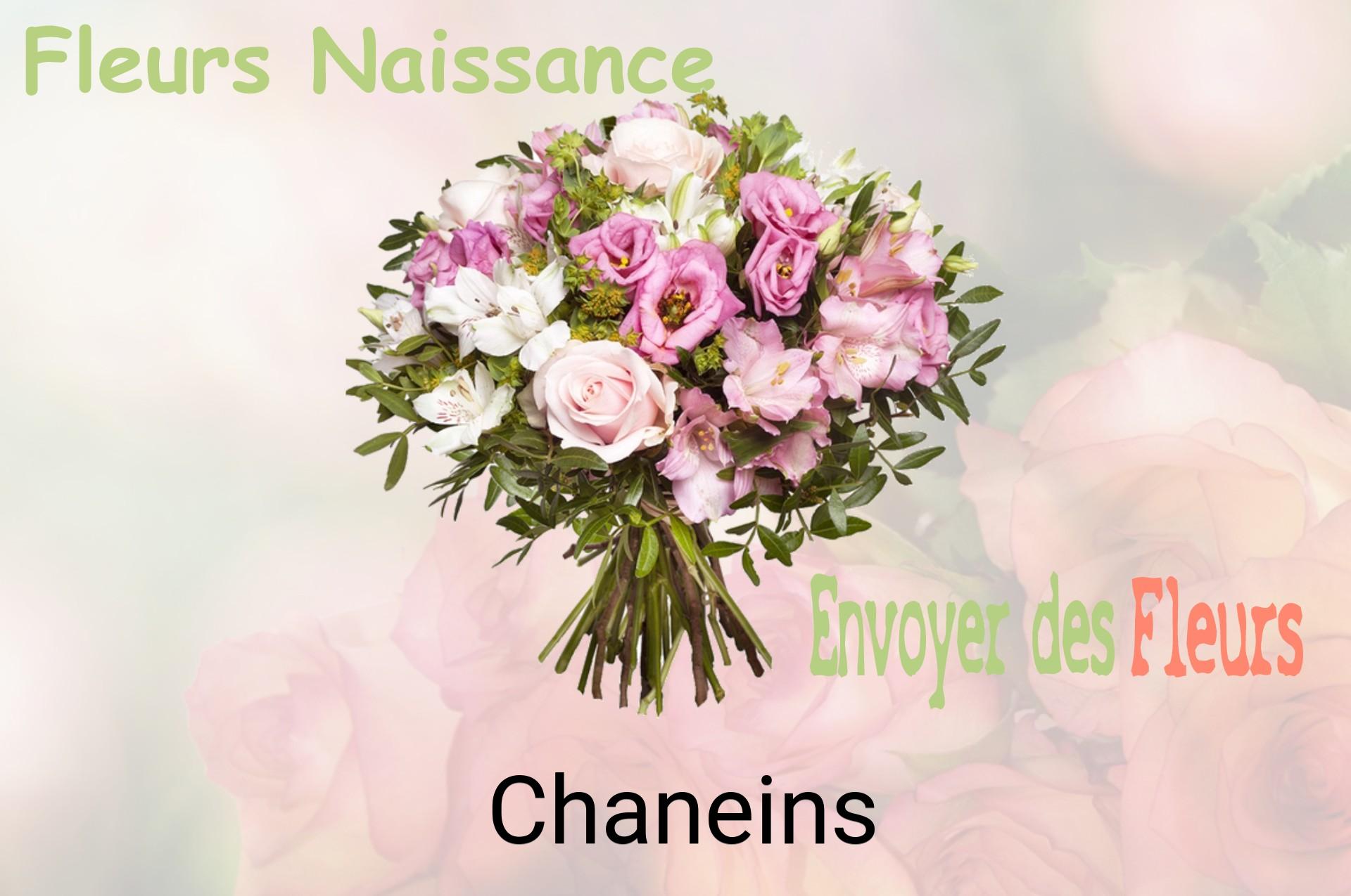 Bouquet de fleurs de naissance livré à Chaneins
